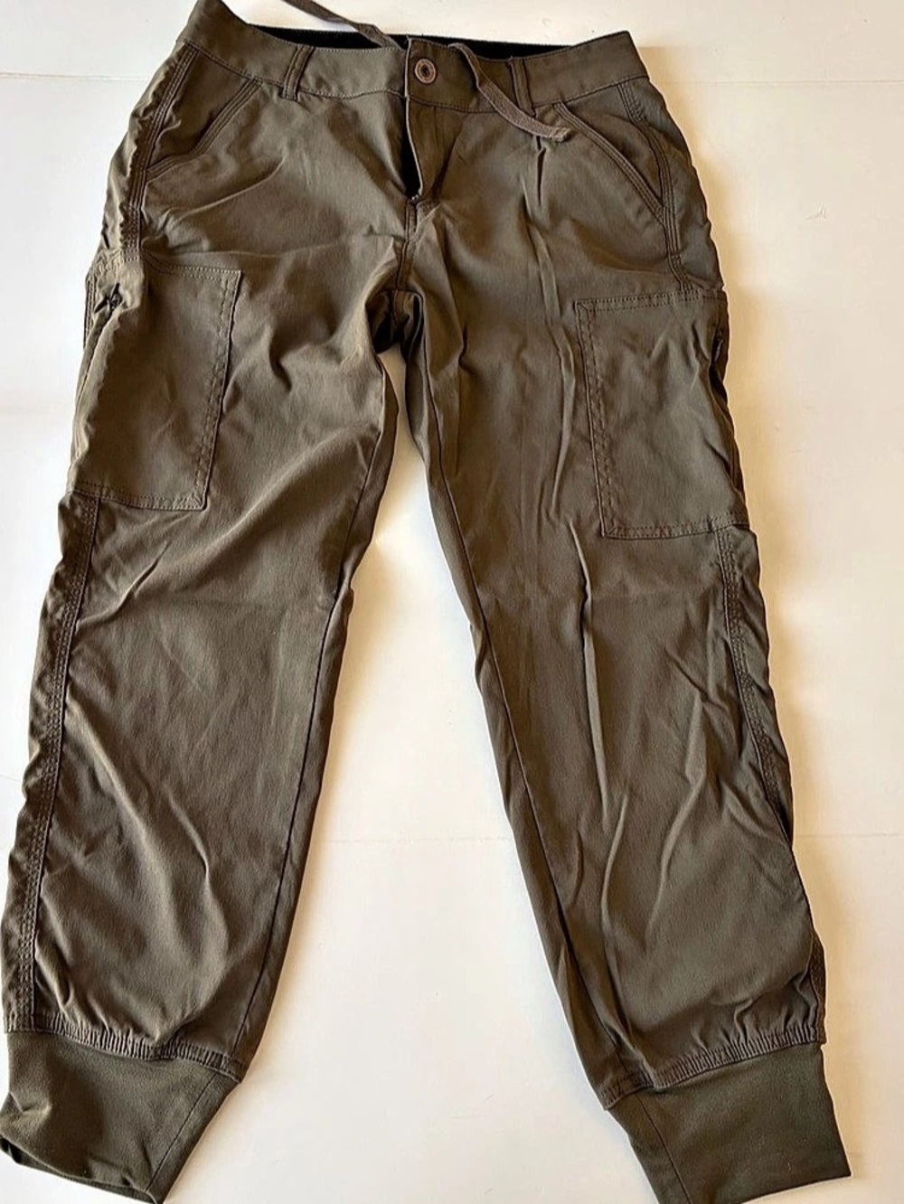Prana Stretch Zion High Rise Cargo Pant Brown Size 4